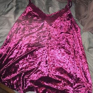 Torrid velvet tank top